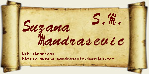 Suzana Mandrašević vizit kartica